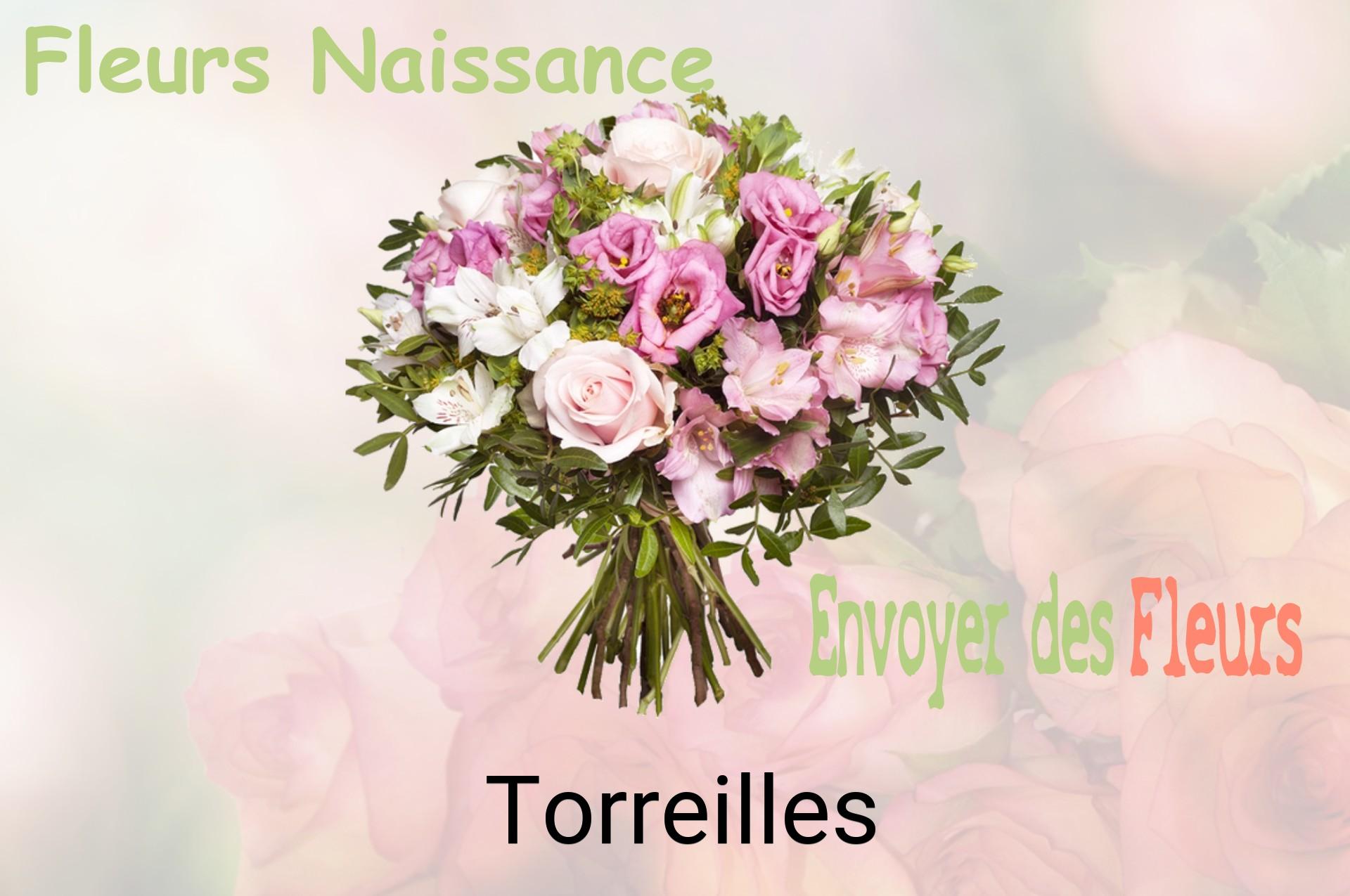 Bouquet de fleurs de naissance livré à Torreilles
